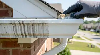 Whitening gutters in Rivertowne